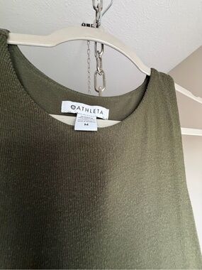 Athleta Olive tank dress